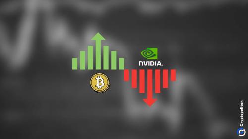 英伟达业绩未达预期导致股价下跌，比特币价格逆势上涨