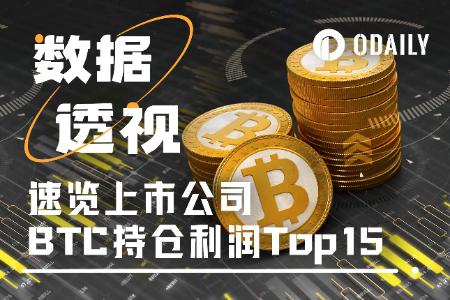 速览上市公司BTC持仓利润Top15，加密概念股最佳投资标的