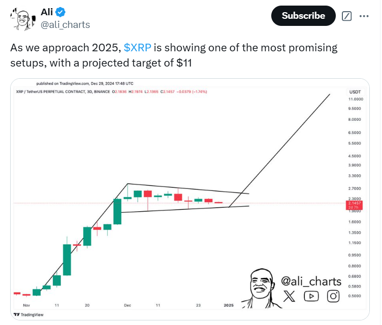 XRP bull penant