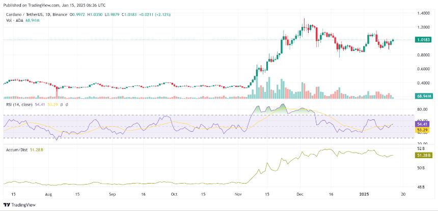  卡尔达诺（ADA）1月15日价格预测：未来24小时的预期 
