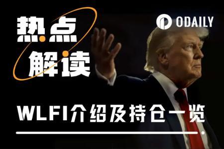 特朗普家族关联项目WLFI：严选代币持仓一览