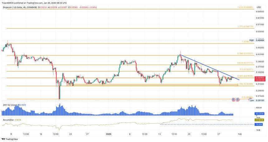 Dogecoin价格图表