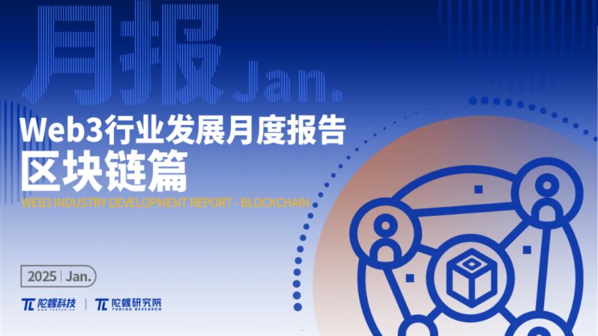 2025年1月Web3行业月度发展报告 |陀螺研究院