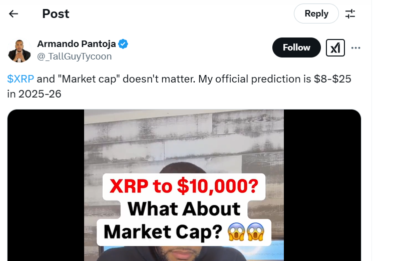 Pantoja的XRP预测