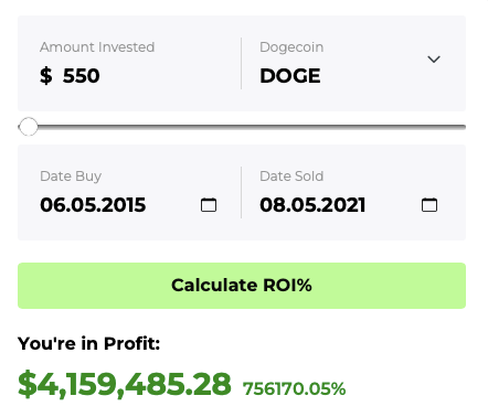 DOGE ROI