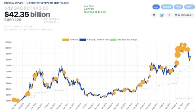 Michael Saylor Chart