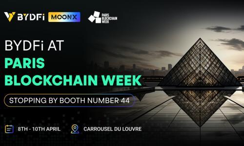 BYDFI 五周年庆典在巴黎区块链周推出 Moonx，开启 Web3 新纪元