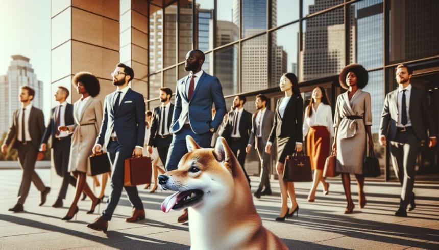 shiba inu office