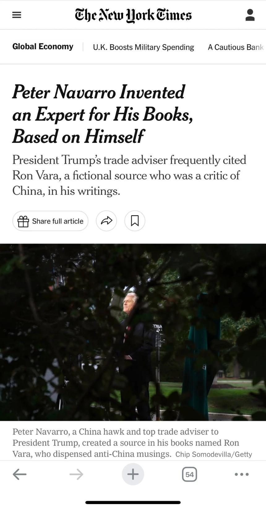 深扒关税战背后“元凶”，超6万亿美元一夜蒸发只因他？