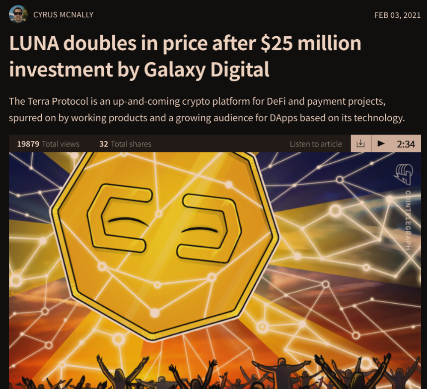 从「布道者」到「收割者」：Galaxy 的「拉高出货」艺术