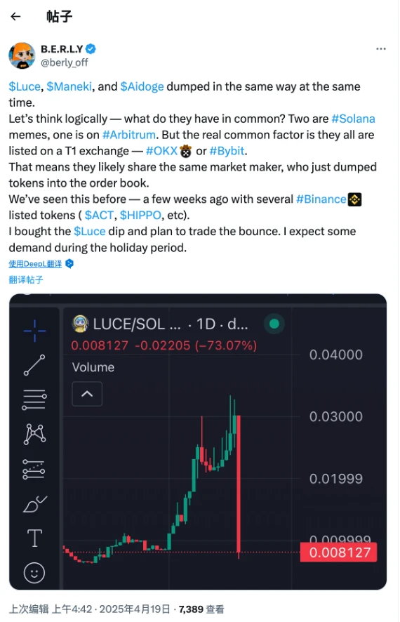 教皇不在了，LUCE迎新生？