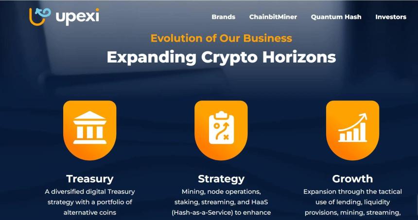 Upexi获GSR 1亿美元融资，全面转型Solana生态布局加密未来