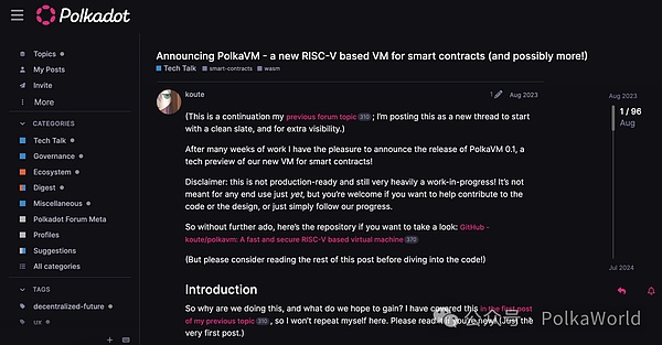 为什么 Polkadot 和 Ethereum 都不约而同选择了 RISC-V？
