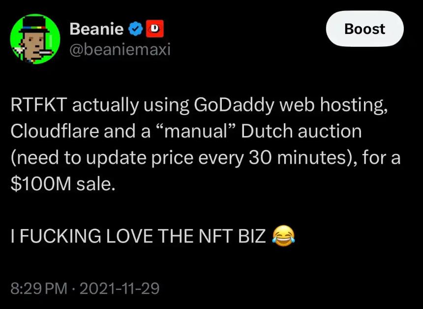 耐克因NFT项目CloneX图片丢失被散户起诉索赔500万美元
