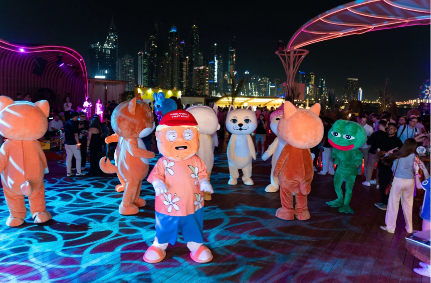 1001加密之夜 | LBank掀起Meme生态互动狂潮