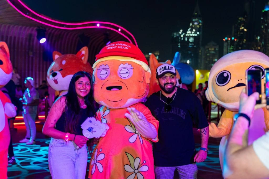 1001加密之夜 | LBank掀起Meme生态互动狂潮