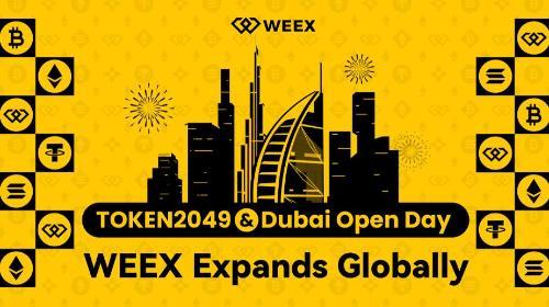 WEEX在Token2049大放异彩,宣布迪拜工作室成立以推动全球扩展