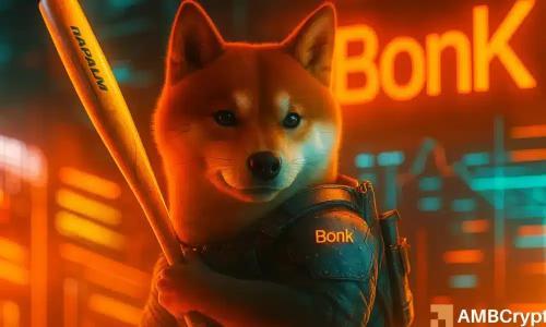 Bonk [Surge] S 10%涨幅后，Mem<span class='keyword'>ecoin</span>能否突破$0.00002关键阻力？