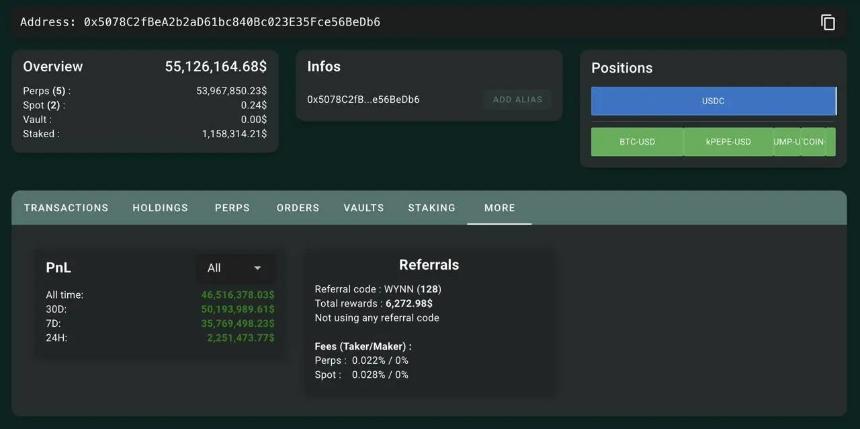 Hyperliquid profile