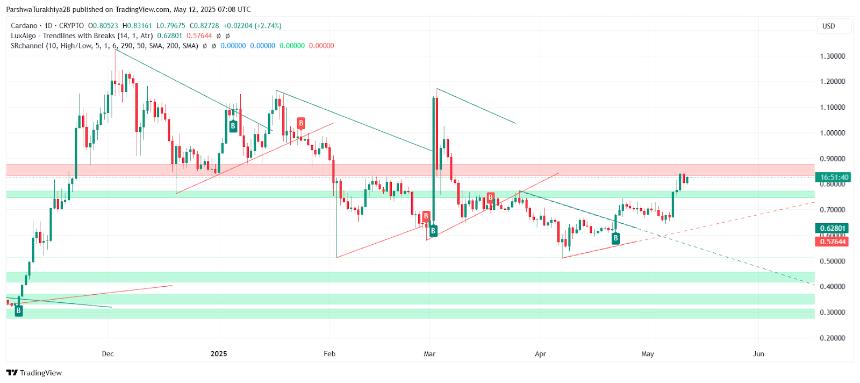  Cardano（ADA）5月13日的价格预测 
