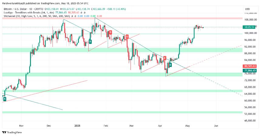 比特币价格动态（来源：TradingView）