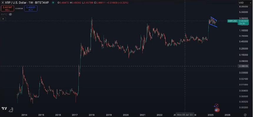XRP 1W Chart Raoul Pal
