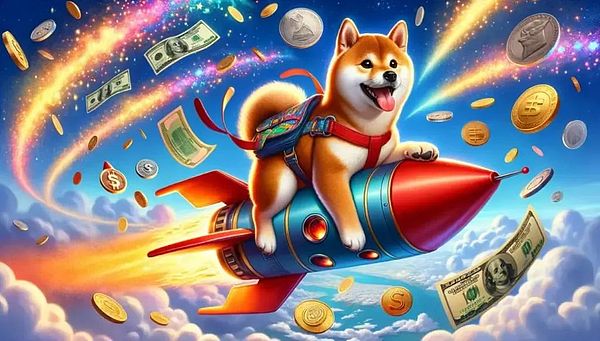 柴犬 shib 月球火箭