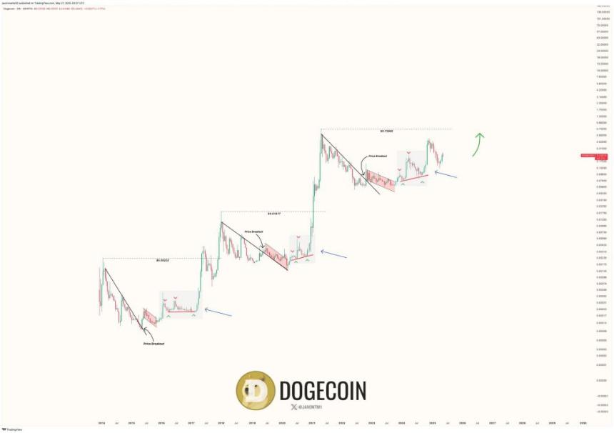 狗狗币:狗狗币可能上涨 215%