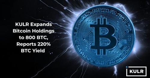 KULR科技集团扩大比特币储备至7800万美元，年初至今BTC收益率达220%