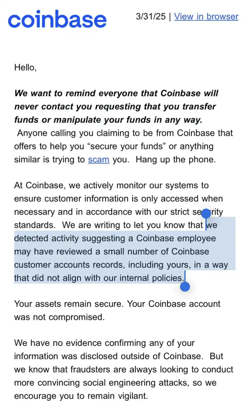 作祟的「内鬼」和「装聋作哑」5个月的Coinbase