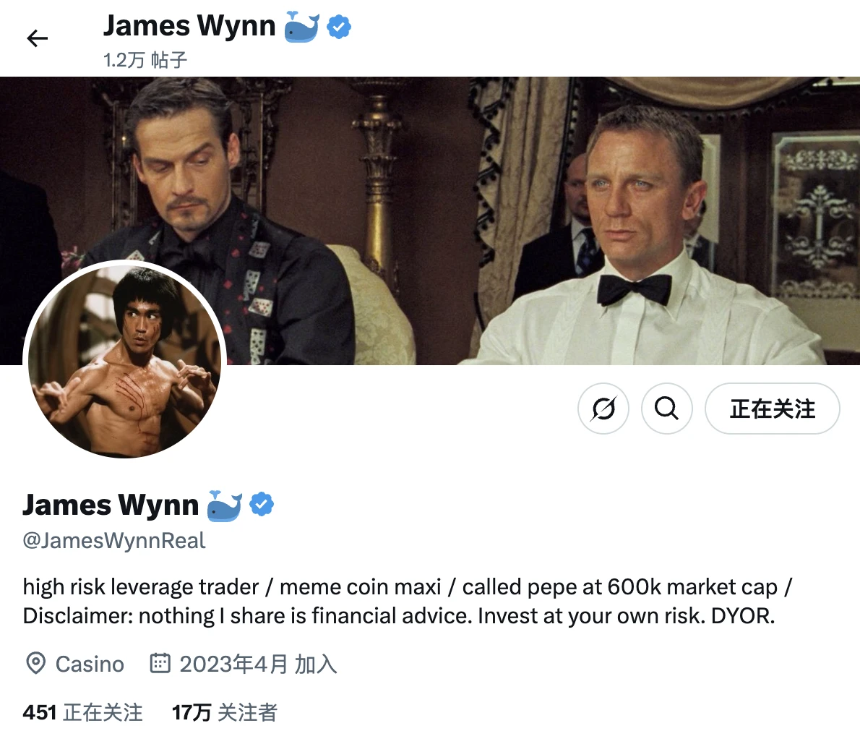 谁是James Wynn：小镇走出的交易天才，豪赌10亿的疯狂巨鲸