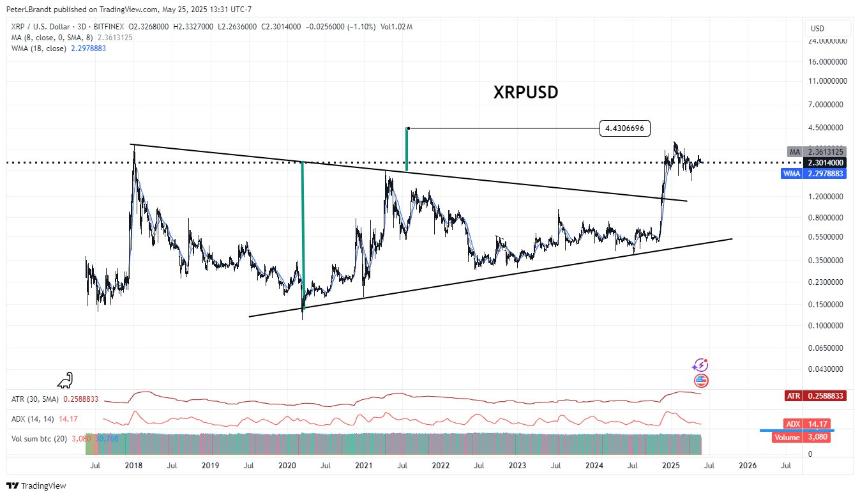 XRP 3D 图表 | 彼得·勃兰特