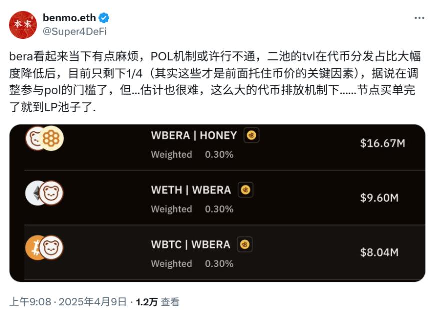 PoL机制还能救吗？从BERA新低看流动性博弈