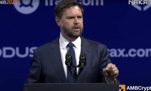 美国副总统J.D. Vance力挺比特币,预计加密货币用户将突破1亿
