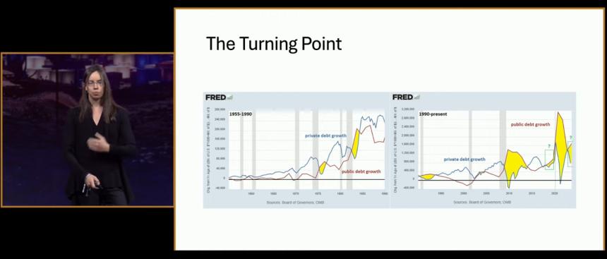 债务列车无刹车：Lyn Alden 在比特币 2025 大会上为 BTC 辩护