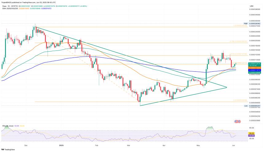 Pepe Price Chart