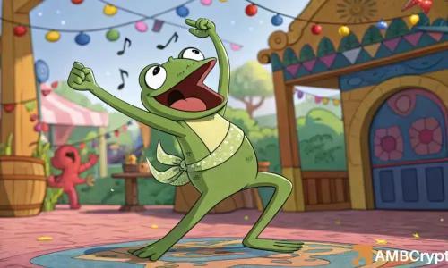 市场暴跌后 PEPE 下跌 9%,但技术信号和积累趋势暗示未来或迎看涨逆转