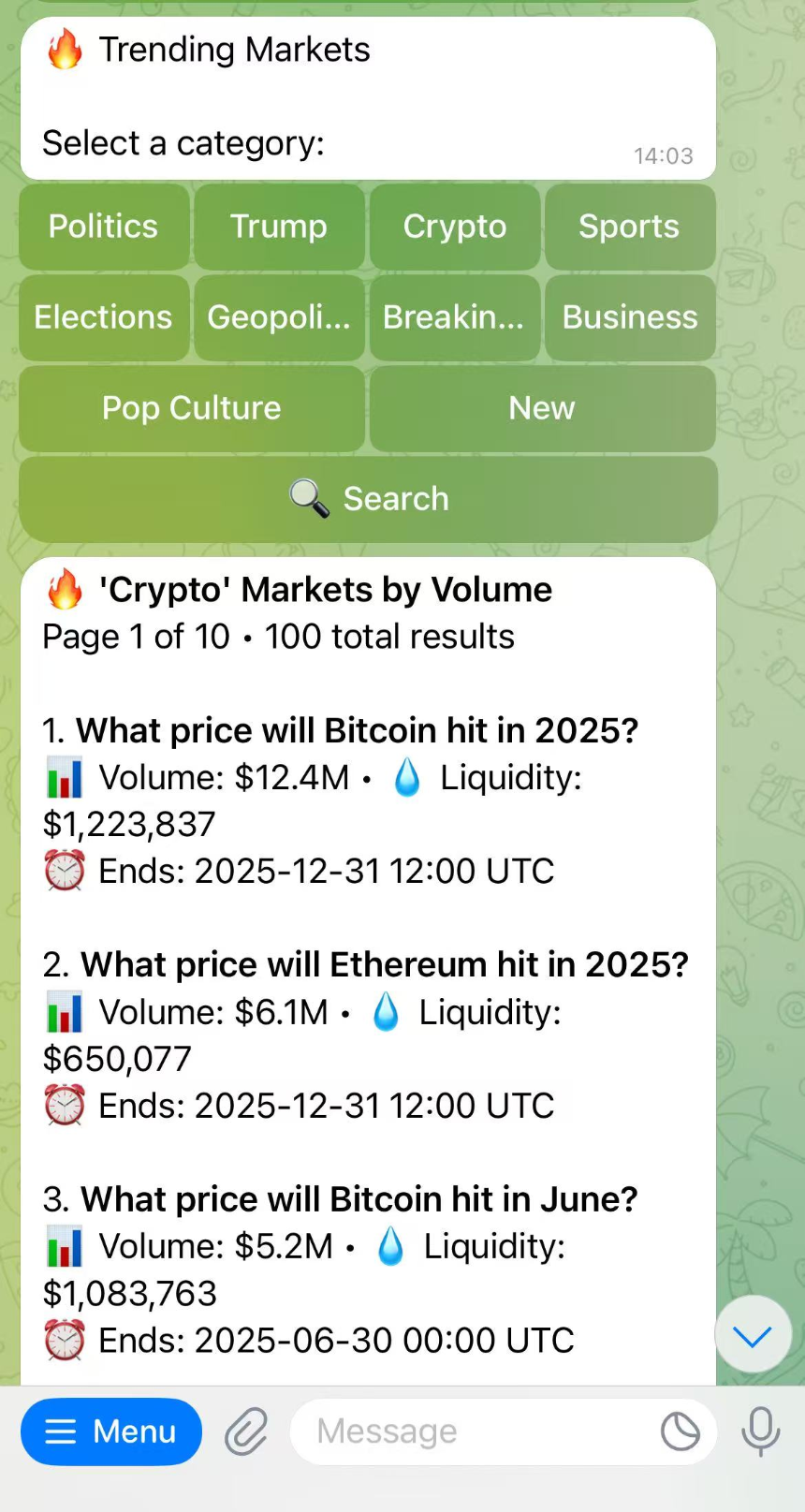 Polycule：通过Telegram Bot轻松玩转Polymarket预测市场