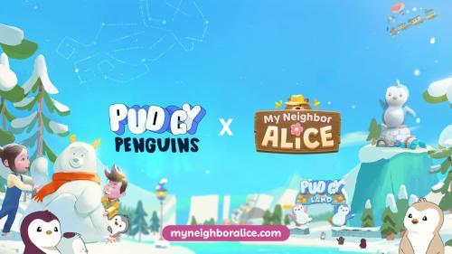 《我的邻居爱丽丝》与Pudgy Penguins联手打造全新Web3游戏体验
