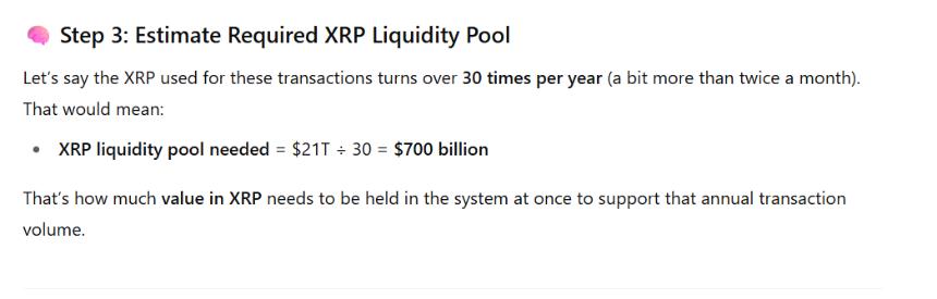 XRP Required to Move T