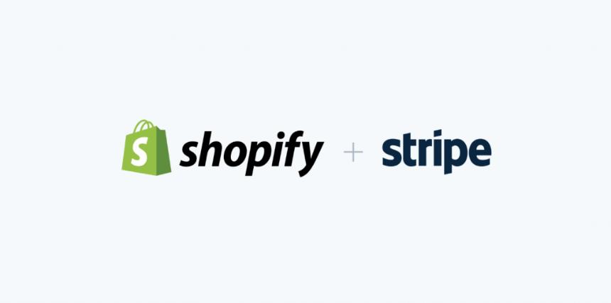 Stripe-Shopify partnership announcement banner