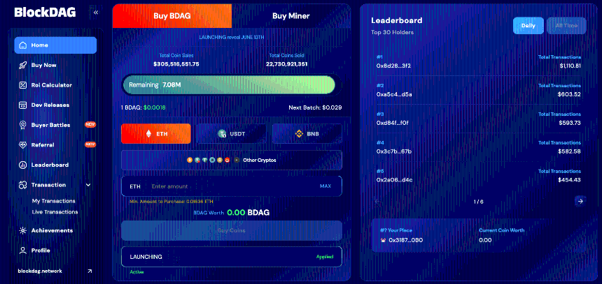 BlockDAG核心dApp攻略：从BDAG手机挖矿到粉丝代币