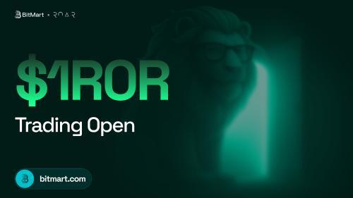 R0AR 登陆 BitMart：$1R0R 首次亮相中心化交易所