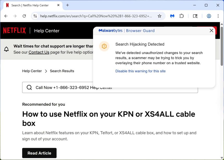 报告称美国银行、Netflix 和苹果客户成为大规模谷歌搜索诈骗的目标