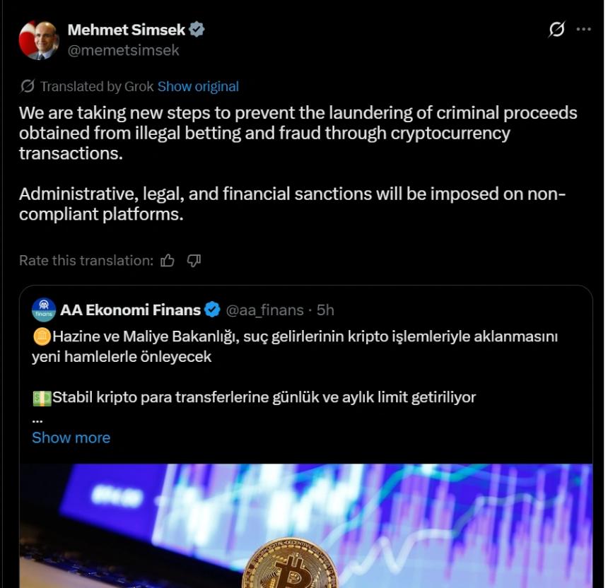 Turkey cracks down on crypto to combat illegal betting and fraud