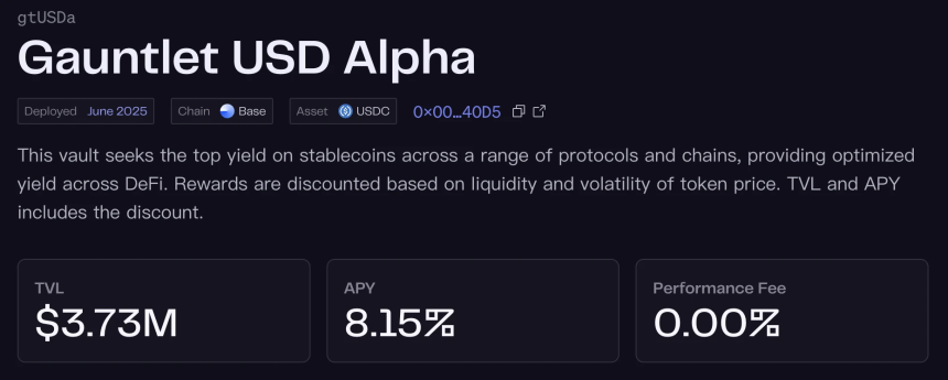 懒人理财攻略｜Spark Farm推出SPK激励计划；Gauntlet发布USD Alpha策略（7月1日）