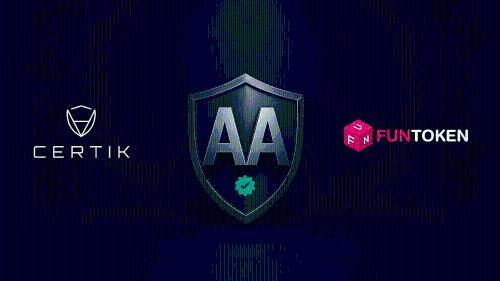 CertiK 授予 FUNToken 智能合约“AA”安全评级,进一步巩固其在 <span class='keyword'>W</span>eb3 游戏领域的信任度