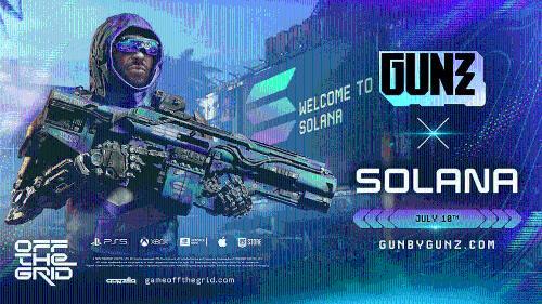 GUNZ 宣布将 $GUN 代币扩展至 Solana 区块链,进一步推动多链战略