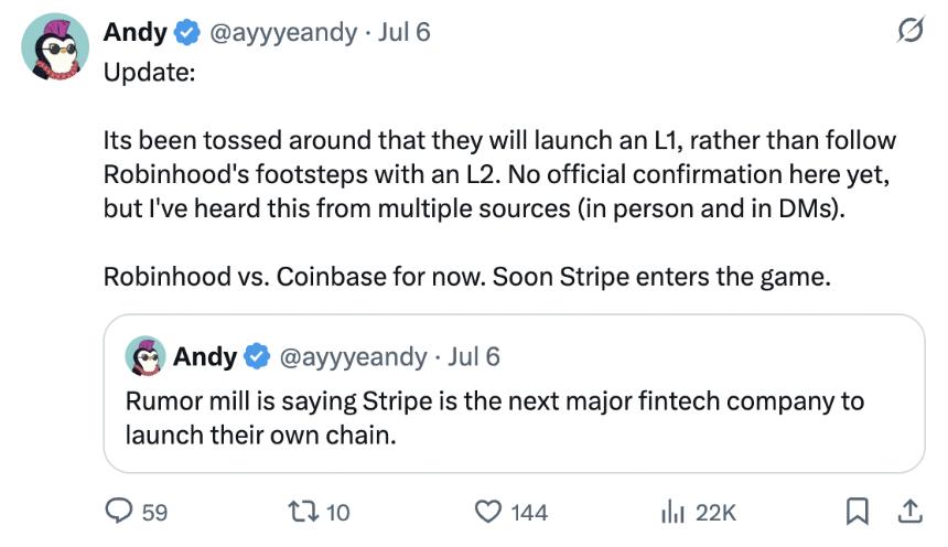 Stripe L1猜想：支付巨头的区块链布局，能否引领支付范式革命？
