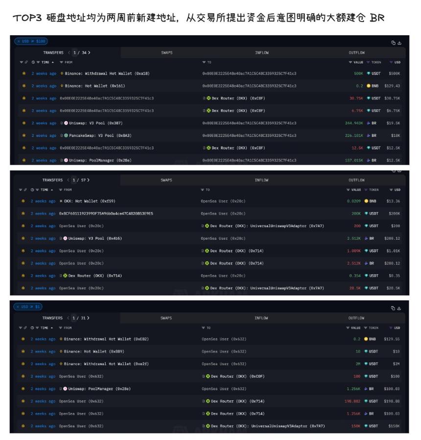 币安Alpha明星代币BR闪崩